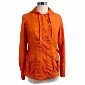 LUCY lightweight hooded zip up jacket windbreaker XS